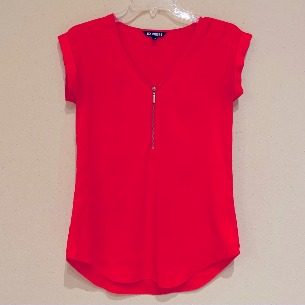 Express Half Zip Blouse
